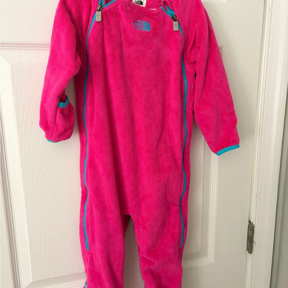 The North Face 18-24 months Pink Campshire fleece Toddler One Piece
